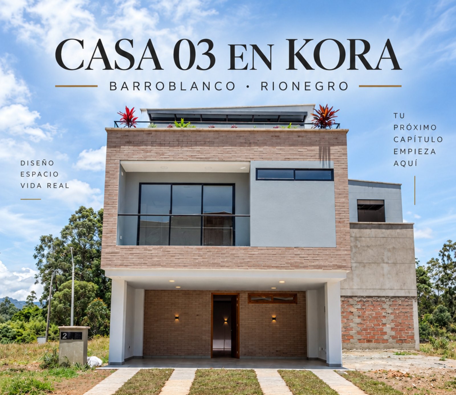 Casa contemporánea desarrollada por ALBORA